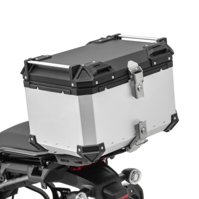 Alu Topcase für Kawasaki Ninja 1000 SX Aluminium Bagtecs XB55 silber