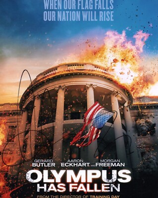 AARON ECKHART SIGNED PHOTO (1) OLYMPUS HAS FALLEN