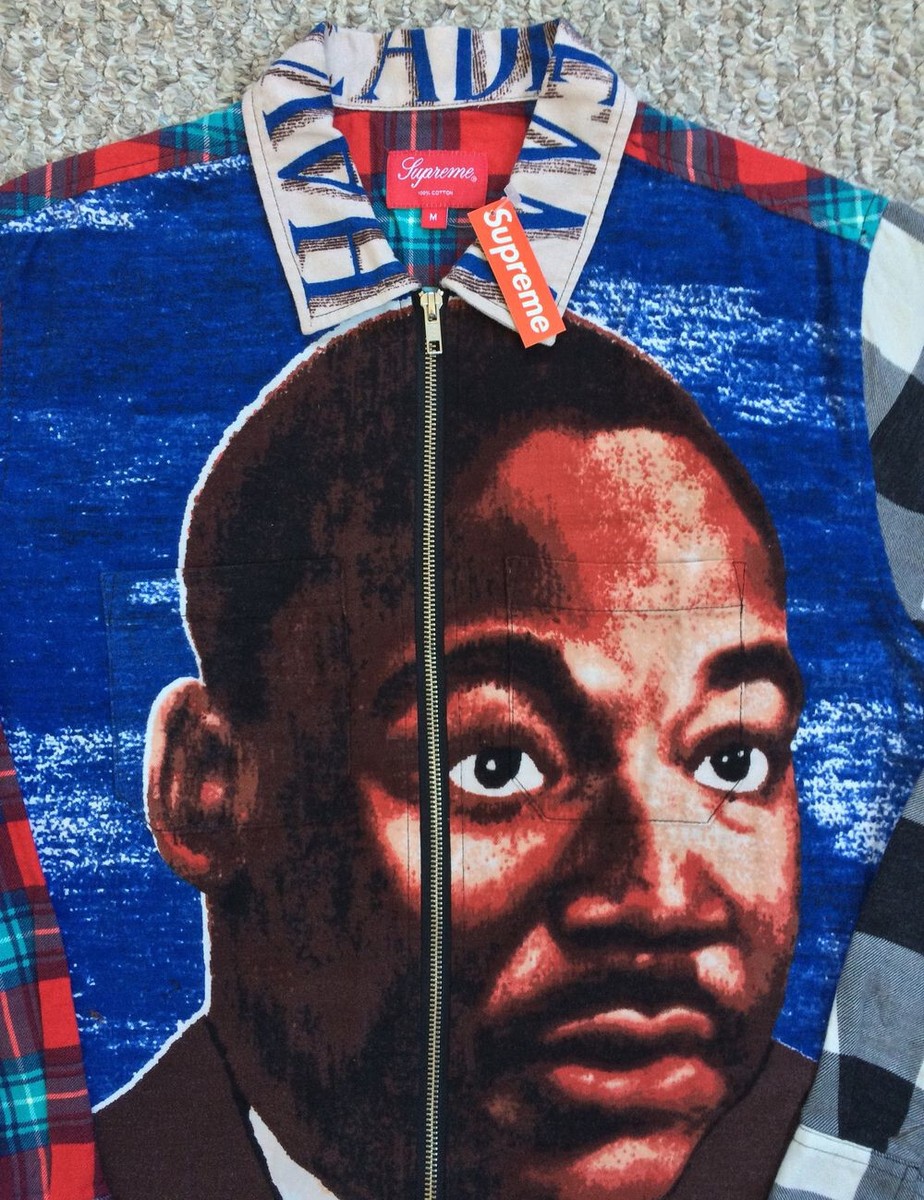 NEW S/S 2018 Martin Luther King Zip Flannel Shirt | eBay