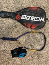 Ektelon Outrage longbody racquet 970 power limit wall beater bumper Needs Handle