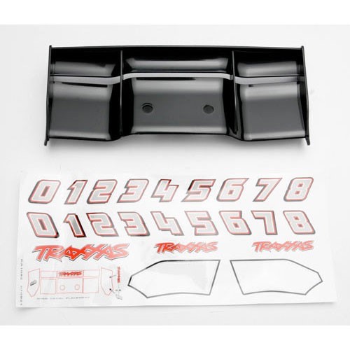 Traxxas 5446 Revo 3.3 Wing Set Rear Body Spoiler (Black) | eBay