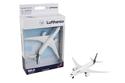 5.75 Inch Boeing 787 Lufthansa Airlines Diecast Model APPROX 1/388 Scale