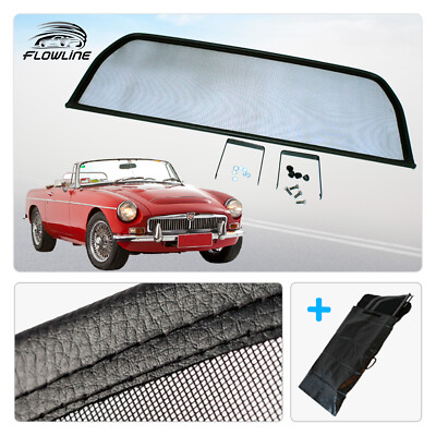 Windschott für MG MGB (1962-1980) - Zusammenklappbar - Schwarz
