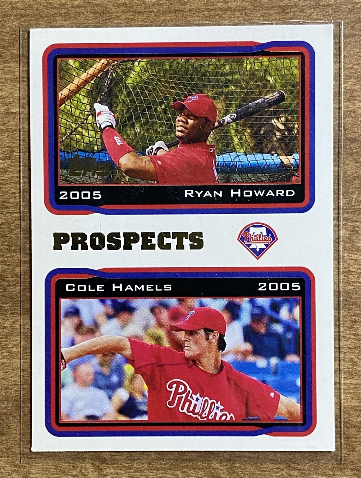 Ryan Howard Rookie Cole Hamels/Ryan Howard 2005 Topps Rookie Card #689 - Phillies | eBay