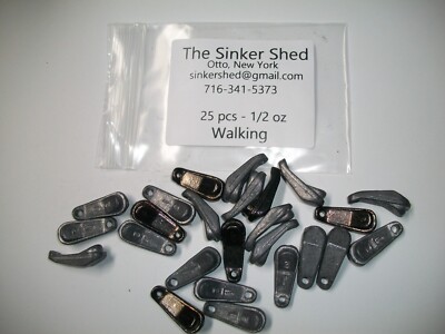 25 1/2 oz Lindy Walking Sinkers weights some painted FREE SHIPPING  - Main Image