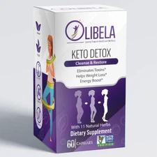 Keto Detox Ketone FAT BURNER Weight Loss Diet Pills Ketosis | Olibela