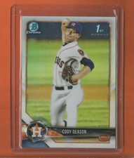 2018 BOWMAN DRAFT CHROME CODY DEASON REFRACTOR #BDC-194 HOUSTON ASTROS