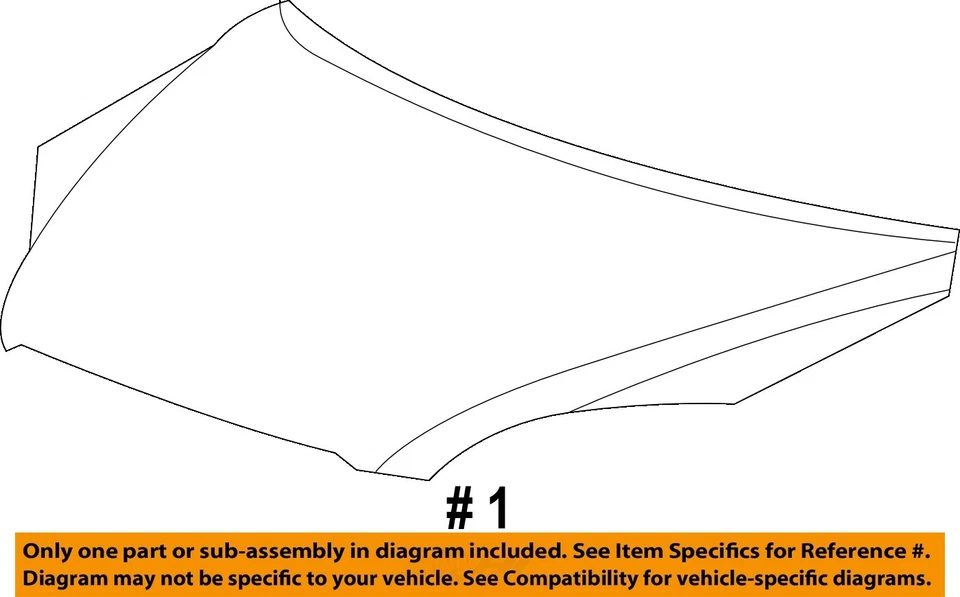 Used Hood fits: 2010 Honda Cr-v  Grade A - Image 4 of 4