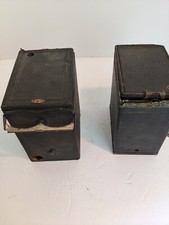 2 Vintage Box Cameras One Brownie No 2A Model C