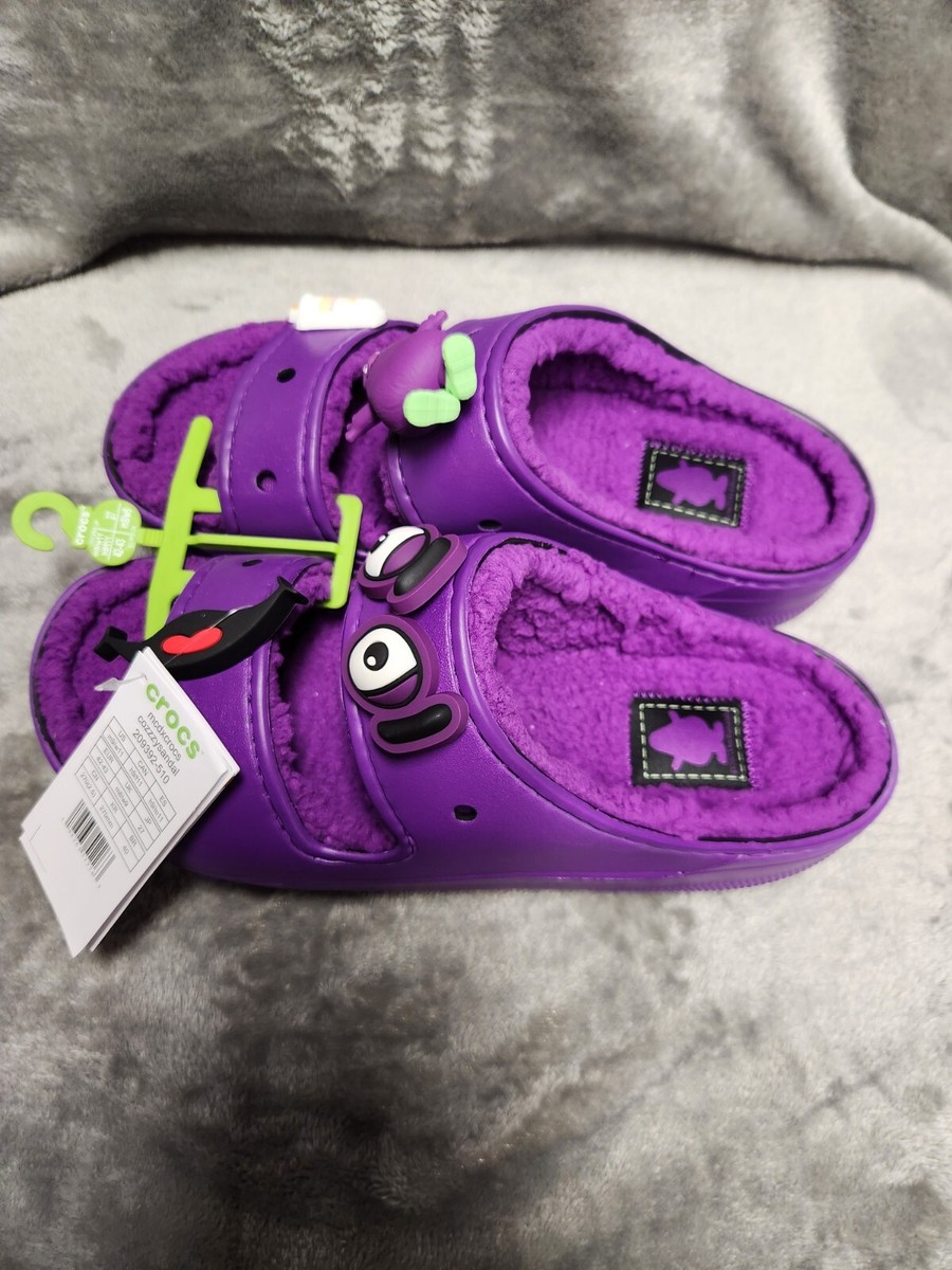 BRAND NEW McDonald's X Crocs Grimace Cozzzy Sandal | Men 9