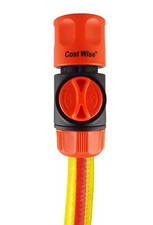 Universal Garden Hose End Connector with Flow Control Valve for Patio Watering