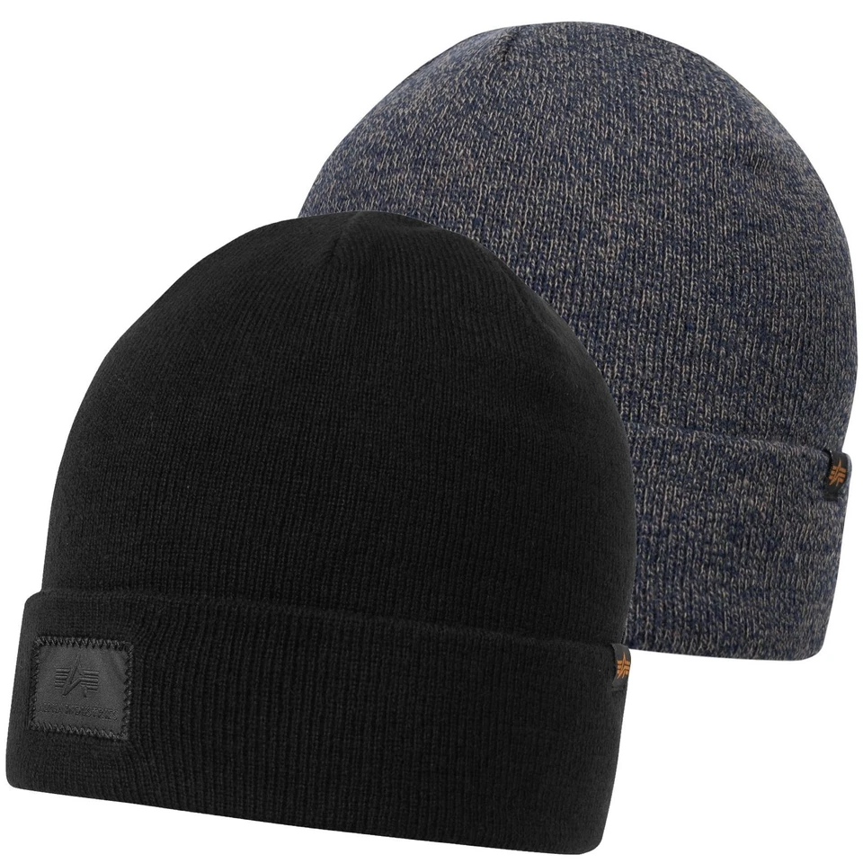 Alpha Industries Beanie Mütze Herrenmütze Strickmütze Wintermütze Herren 168905