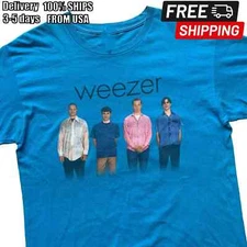 2000s Vintage Weezer Blue Album Gift For Fan Blue All Size Unisex Shirt AC565