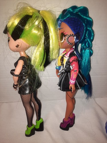 9x LOL Surprise! OMG Remix Punk Grrrl & Rock Fashion Dolls W/ Accessories - Picture 10 of 17
