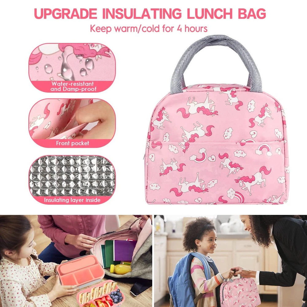 27pcs Bento Box Lunch Kit 1300ml Leakproof Container for Kids & Adults