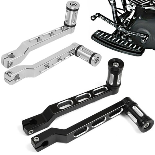 Heel Toe Shift Lever Peg Pedal For Harley Road Street Glide FLH Softail FXST