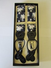 FLOWER NAVY FABRIC 2 IN 1 BRACES