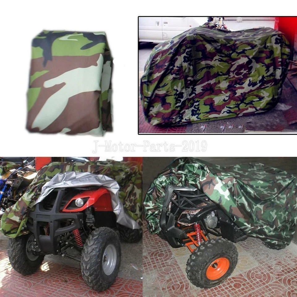 Камуфляжный дождевик XL для квадроциклов Honda Yamaha Can-Am Polaris FUZION MOTOR - Изображение 3 из 4