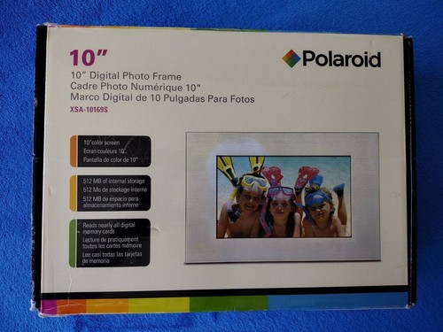 Polaroid XSA-10169S 10" Digital Picture Frame Internal Storage 512MB - Picture 4 of 10