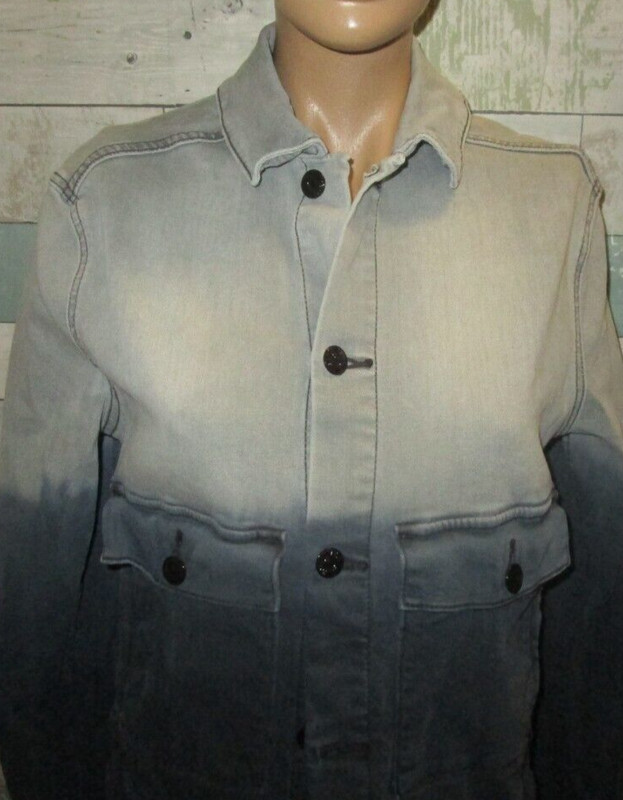LuLaRoe women 2 tone blue jeans jacket size S Small excellent !!!
