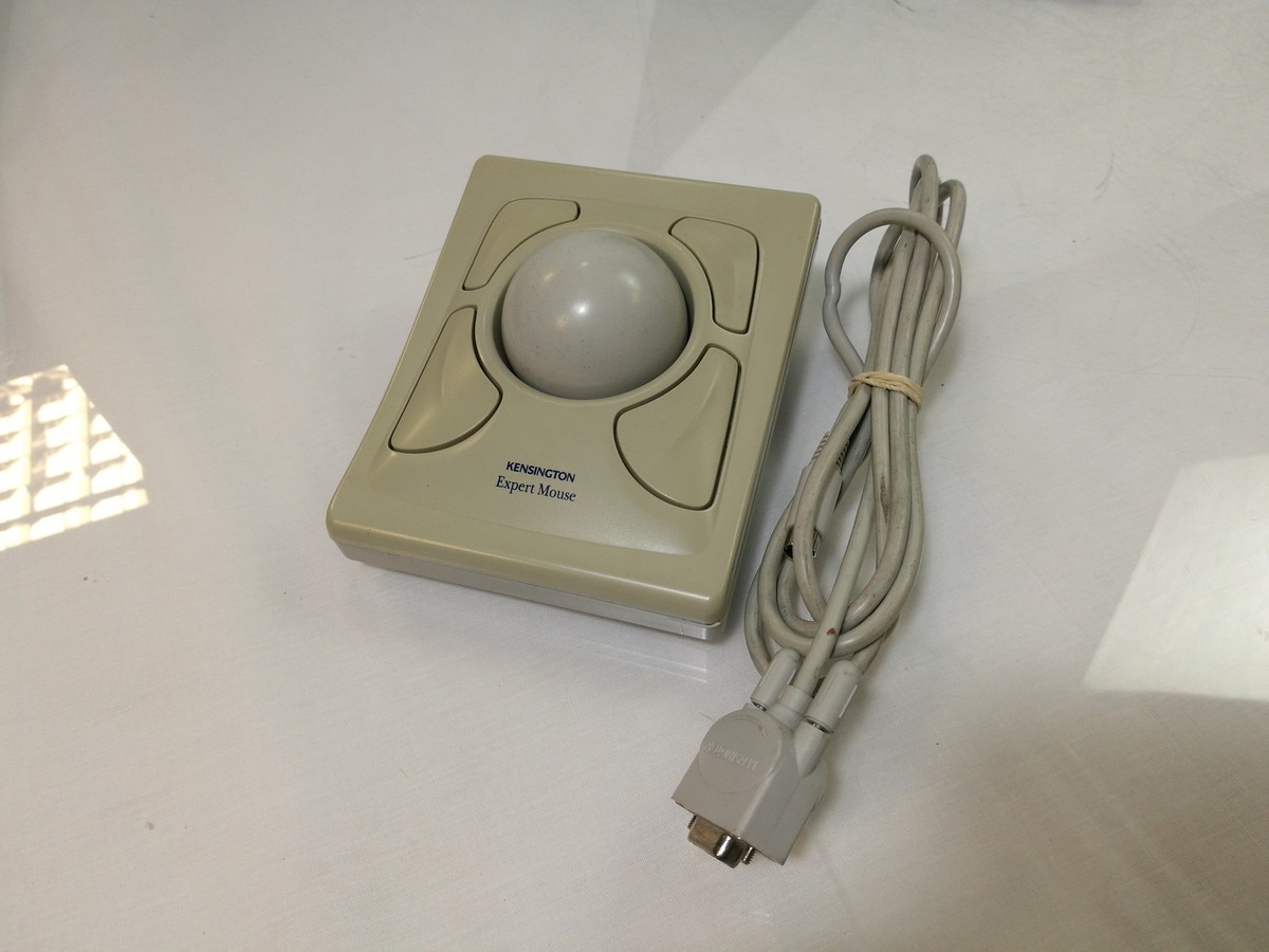 Kensington 64215 Trackball Expert Mouse Ver. 5.0 With Serial Cable 
