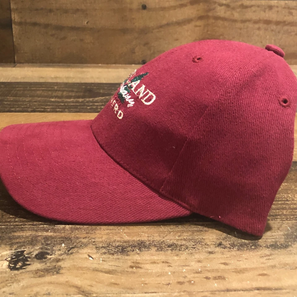 Brainerd Hat Strapback Baseball Cap Mens Maroon Northland Auto Company Minnesota - Image 4 of 4