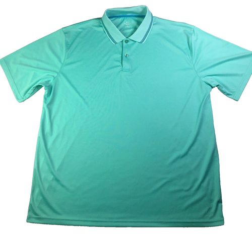 Junction West Herren Poloshirt Gr. XL türkis Pullover Kurzarm Kragen neu ohne Etikett