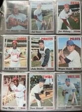 Topps 1970 MLB Vintage Baseball Card Lot 300+ Cards 