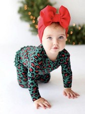 Posh Peanut bamboo Romper with ruffle bum size 2T