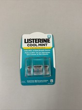 LISTERINE POCKETPAKS Fresh Breath Strips Cool Mint, 3pk, 72 Strips Total, B104-0