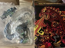 Godzilla Vinyl Designer Figure by Urban Aztec Heat Ray Blue Variant - Mondo Toys