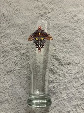 Harley Davidson Cafe 9" USA Beer Glass “Live Hard Ride Easy” Las Vegas 24 oz 