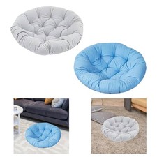 Cuscino per sedia a dondolo a forma di uovo, spesso, rotondo, versatile e