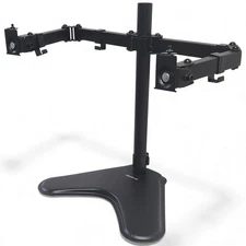 Mount-It! MI-2781 Black Dual Monitor Desk Stand 18" (Read All)