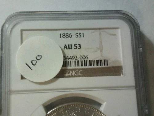 1886-P Morgan Dollar NGC AU-53