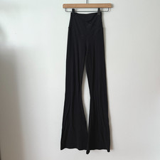 Offline by Aerie Real Me Hi-Rise Flare Black Leggings Women's Size Small Long