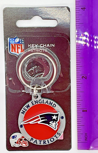 NFL New England Patriots Key Chain Metal - NFL Logo Key Chain - Afbeelding 5 van 7