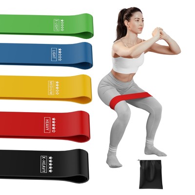 Resistance Bands, Mini Loop Bands Exercise Workout Bands for Women Elastic Ba...