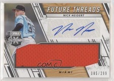 2019 Elite Extra Edition Future Threads Signatures Black Nick Neidert Auto 5x8