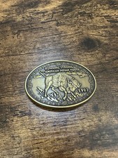 Vintage "Running Strong for American Indian Youth" Belt Buckle 1997 NEW 