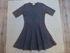 weiches APRICOT Strickkleid grau Gr. M 38 A-Linie Kurzarm