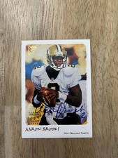 2002 Topps Gallery Certified Auto Aaron Brooks #G-AB Saints