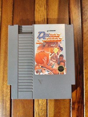 Double Dribble (Nintendo NES 1985) Cartridge ONLY Tested With Manual Cleaned