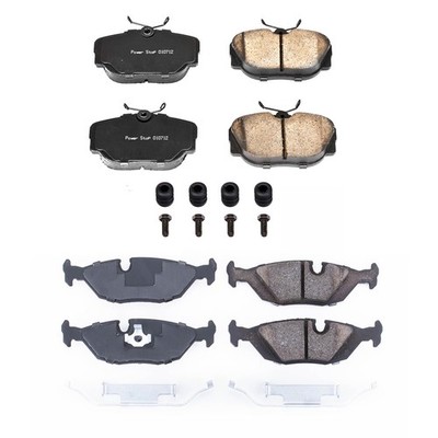 PowerStop Front Rear Z17 Low-Dust Ceramic Disc Brake Pads Kit For E30 325e 9000