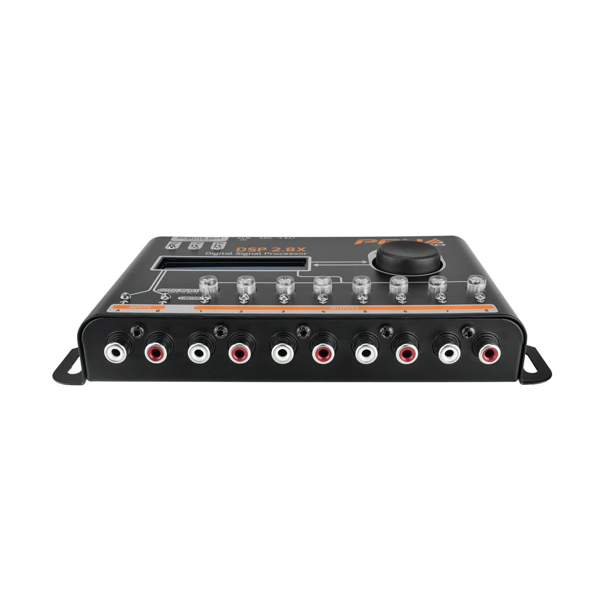 Car Audio DSP 2.8X Digital Crossover and Equalizer 8 Channel Full Digital Sig...