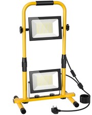200W 20000LM LED Work Flood Light Mobile Portable Camping Lamp With Floor Stand