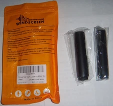 2x  3" Mic Arm Extention for Stand Microphone Boom -Extension Tube Bracket Rod