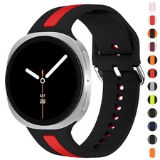 Silicone Band for Samsung Galaxy Watch 8 40/44mm/Watch 8Classic 46mm Sport Strap