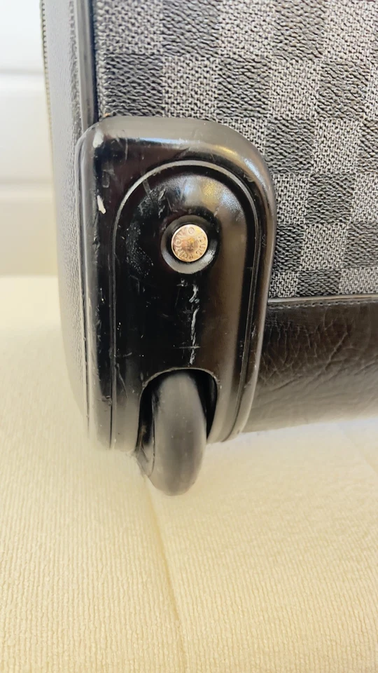 Louis Vuitton Overnight Damier Graphite Roller Bag - Retired - used condition - Image 3 of 4