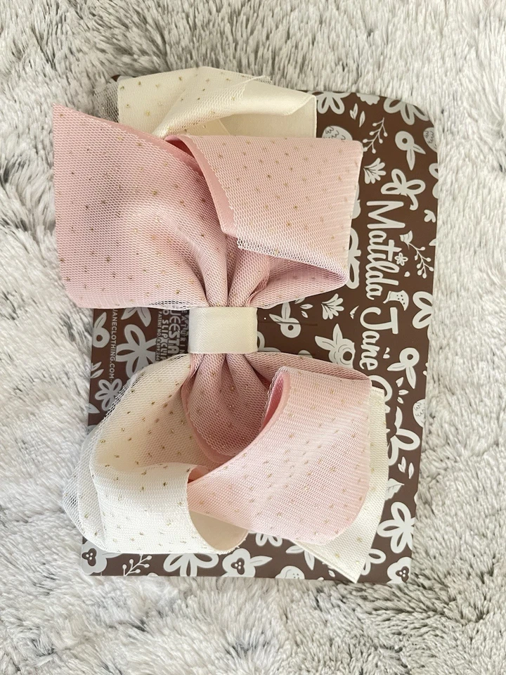 Matilda Jane Ayala Niñas Lunares Rosa Crema Arco Pinza para el Pelo Núcleo de Casa Nuevo con Etiquetas Foto 2 de 3